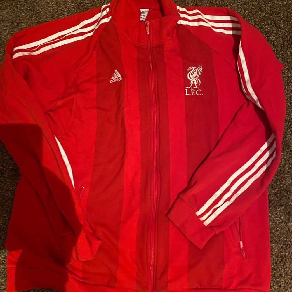 Adidas Liverpool lfc football club soccer track jacket